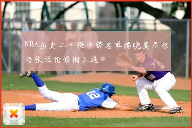 NBA历史二十强中锋名单揭晓奥尼尔与张伯伦领衔入选